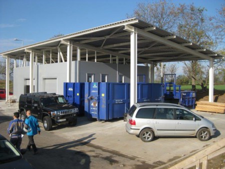 OFO Voderady - Garáž odpadového hospodárstva 05/2013